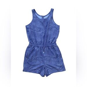 Athleta Girl Size L, 12, Blue Waves Play More Performance Romer